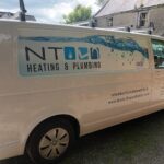 The NT Heating & Plumbing Vans have new wraps...see photos...